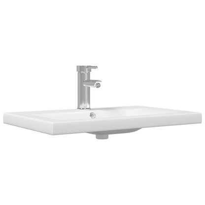 vidaXL Bathroom Furniture Set 3 pcs Artisan Oak Engineered Wood