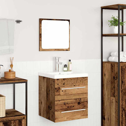 vidaXL Bathroom Furniture Set 2 pcs Old Wood Engineered Wood