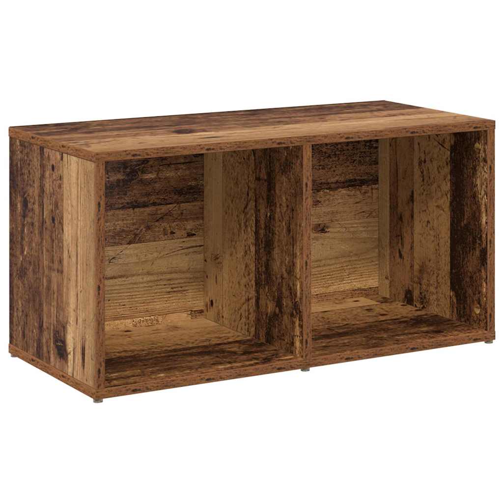 vidaXL TV Cabinet Set 2 pcs Old Wood 37 x 35 x 72 cm Engineered Wood