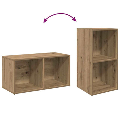vidaXL TV Cabinet Set 2 pcs Artisan Oak Engineered Wood