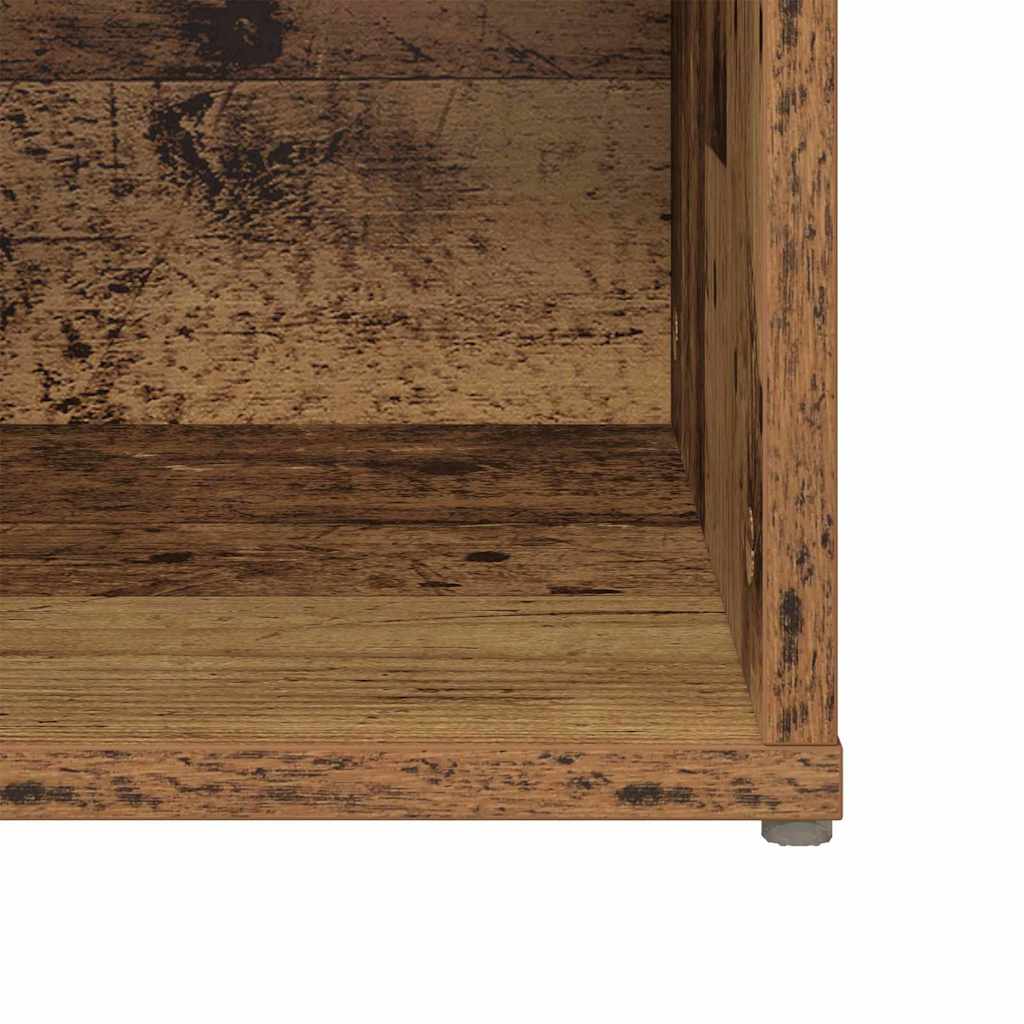 vidaXL TV Cabinet Set 2 pcs Old Wood 37 x 35 x 107cm Engineered Wood