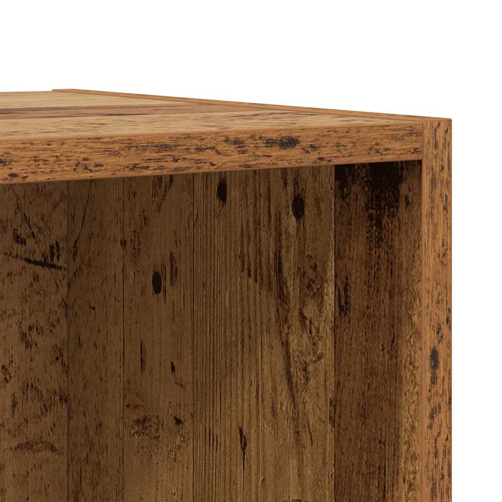 vidaXL TV Cabinet Set 4 pcs Old Wood 37 x 37 x 72 cm Engineered Wood