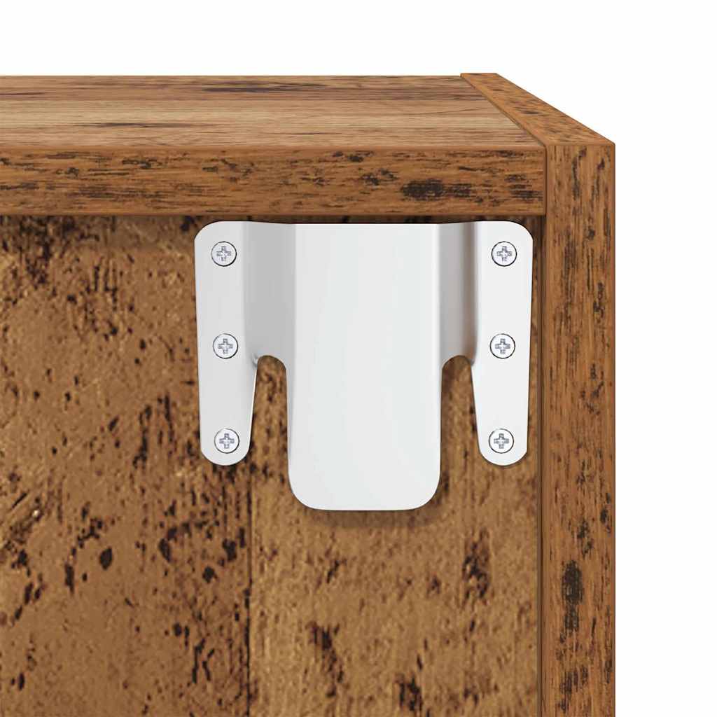 vidaXL TV Cabinet Set 4 pcs Old Wood 37 x 37 x 72 cm Engineered Wood