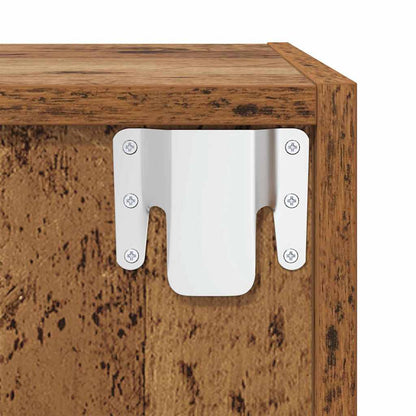 vidaXL TV Cabinet Set 4 pcs Old Wood 37 x 37 x 72 cm Engineered Wood