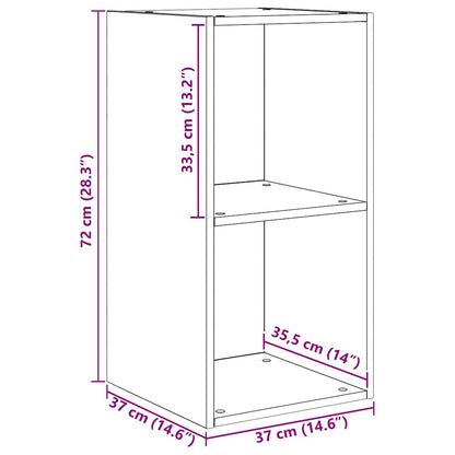 vidaXL TV Cabinet Set 4 pcs Old Wood 37 x 37 x 72 cm Engineered Wood