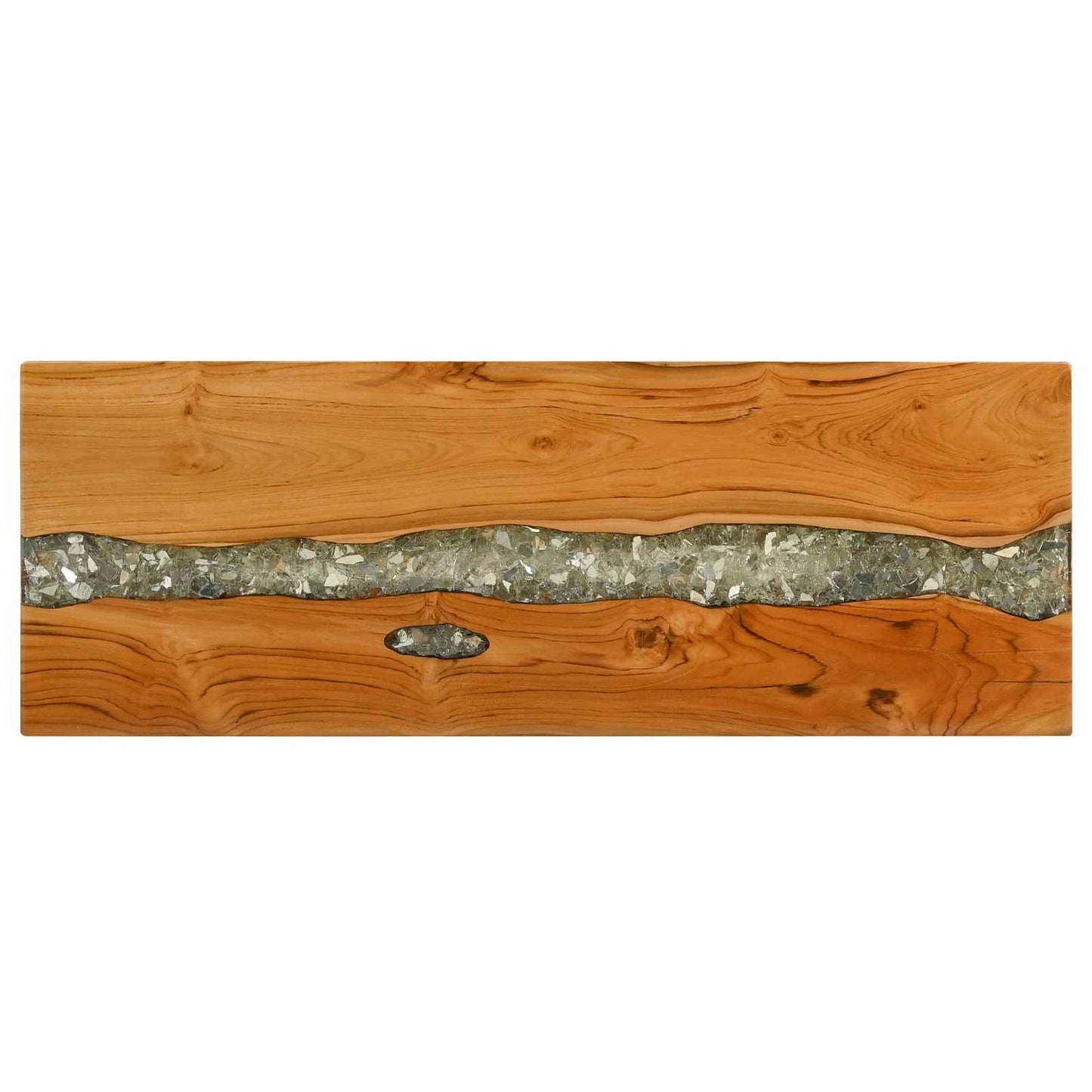 vidaXL Console Table Brown 100 x 35 x 75 cm Solid Teak Wood