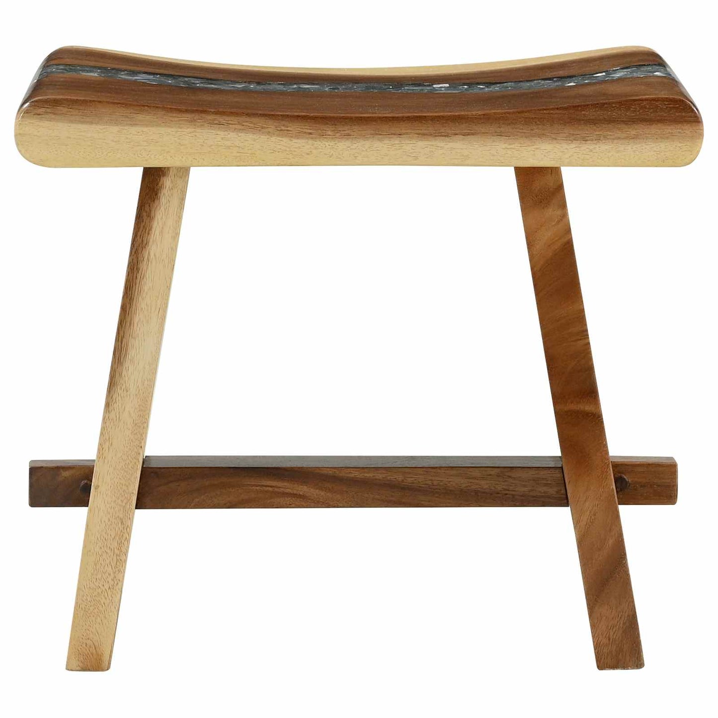 vidaXL Bathroom Stool Natural 50 x 30 x 45 cm Natural Wood