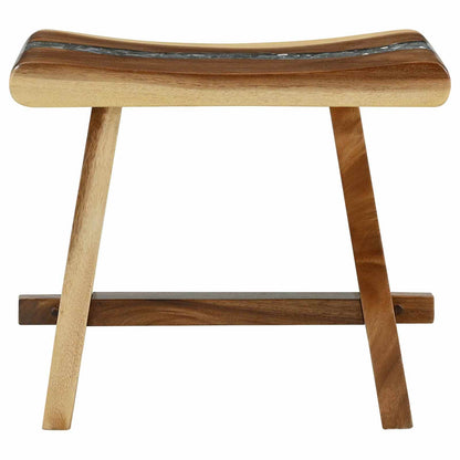 vidaXL Bathroom Stool Natural 50 x 30 x 45 cm Natural Wood