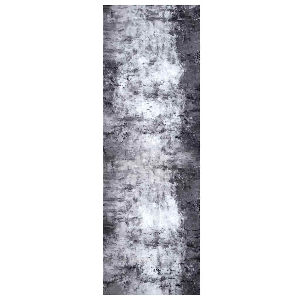 vidaXL Kitchen Rug Grey 180 x 60 cm Velvet