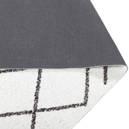 vidaXL Kitchen Rug White 180 x 60 cm Velvet