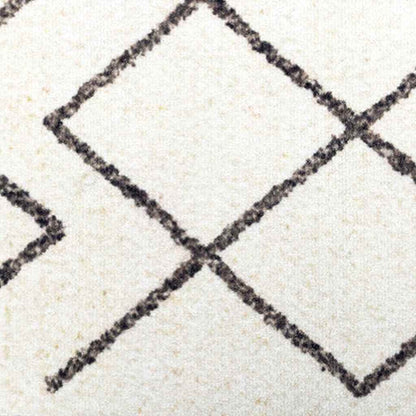 vidaXL Kitchen Rug White 150 x 45 cm Velvet