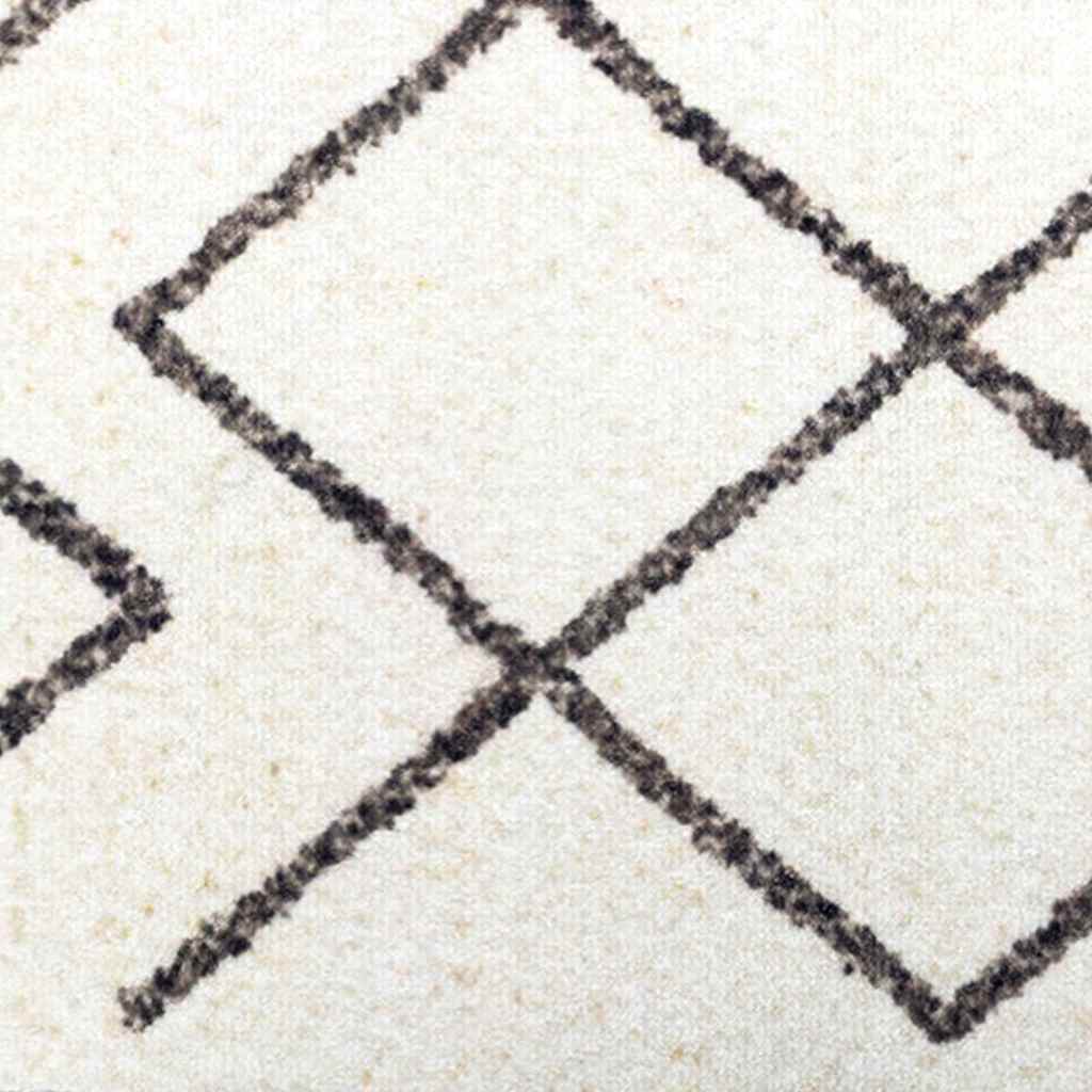 vidaXL Kitchen Rug White 300 x 60 cm Velvet