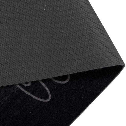 vidaXL Kitchen Rug Cutlery Black 300 x 60 cm Velvet