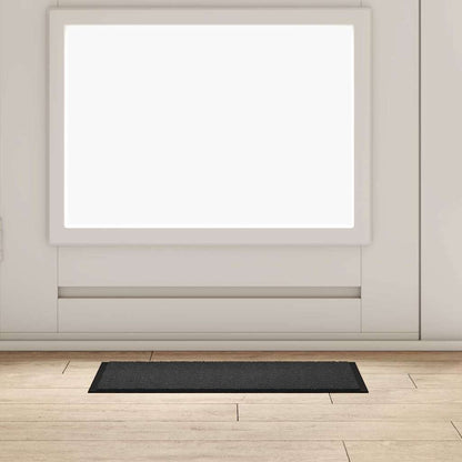 vidaXL Door Mat Anthracite 60 x 40 x 1.2 cm Teddy Fabric