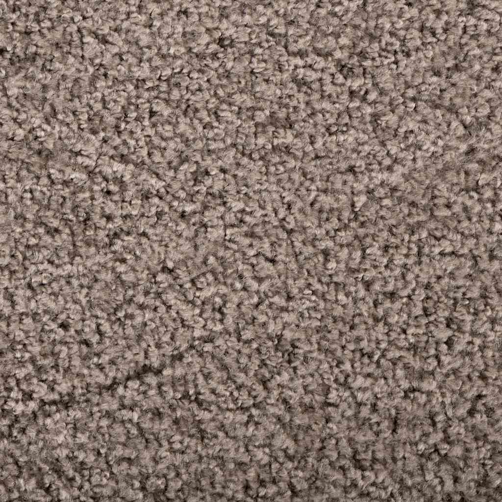 vidaXL Door Mat Beige 120 x 80 x 1.2 cm Teddy Fabric