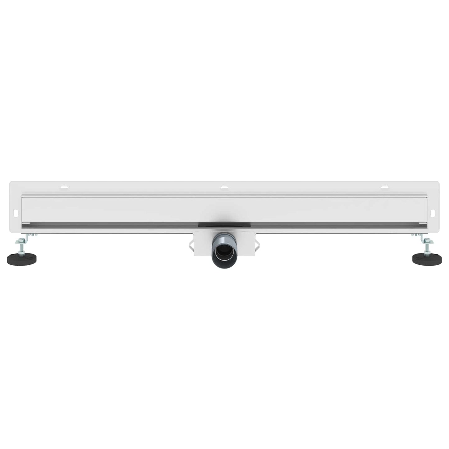 vidaXL Wall Mounted Shower Drain Silver 80 cm Stainless Steel 304