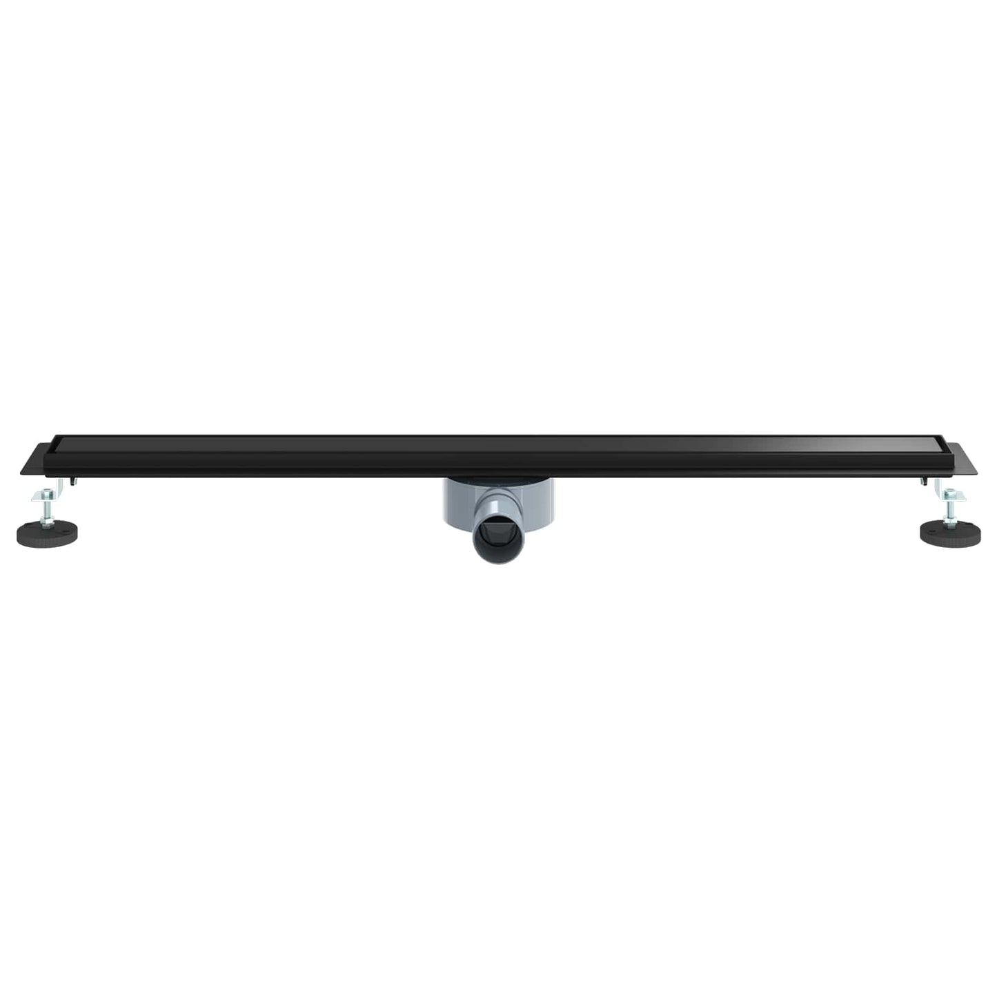 vidaXL Shower Drain 2-in-1 with 360° Siphon Black 90 cm