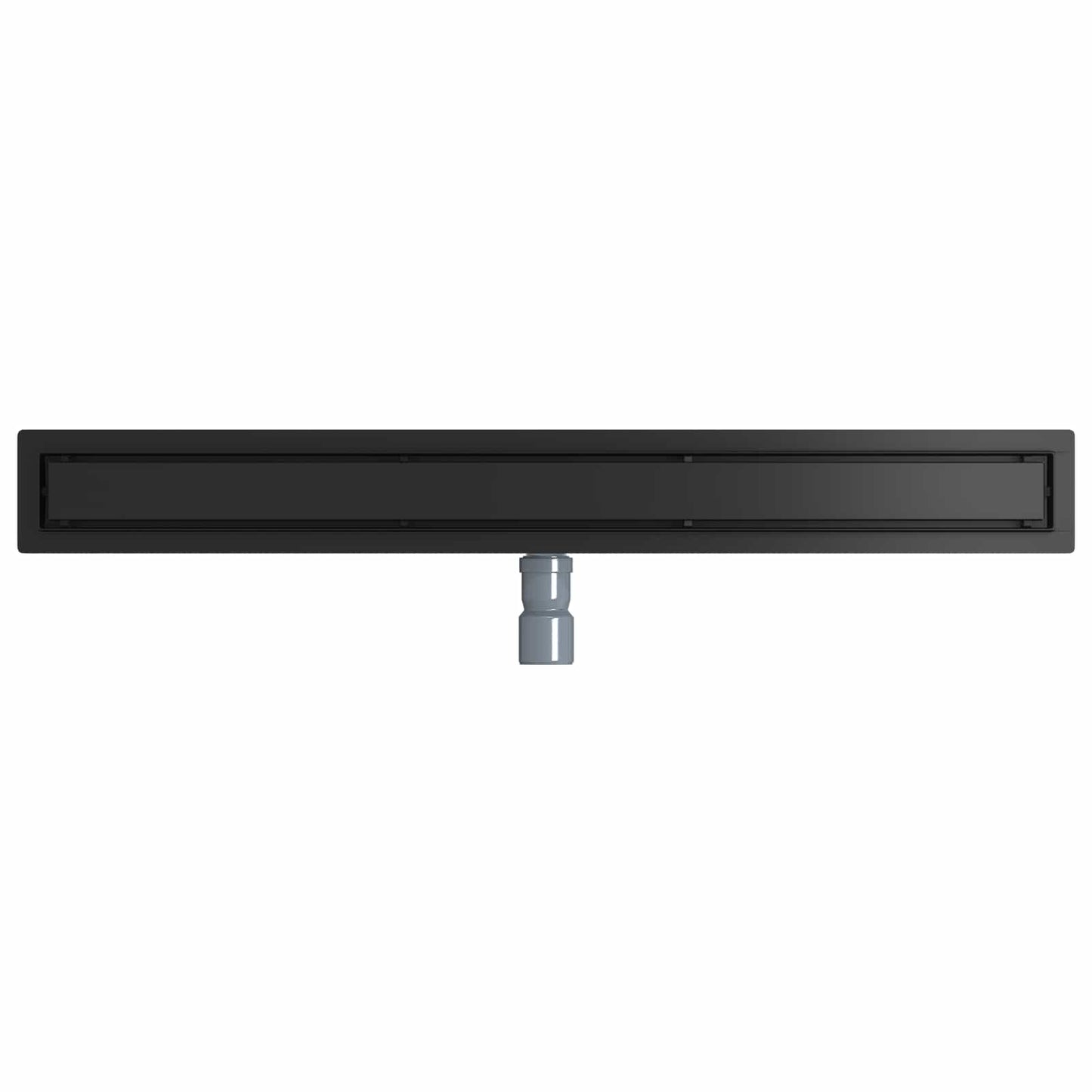 vidaXL Shower Drain 2-in-1 with 360° Siphon Black 90 cm