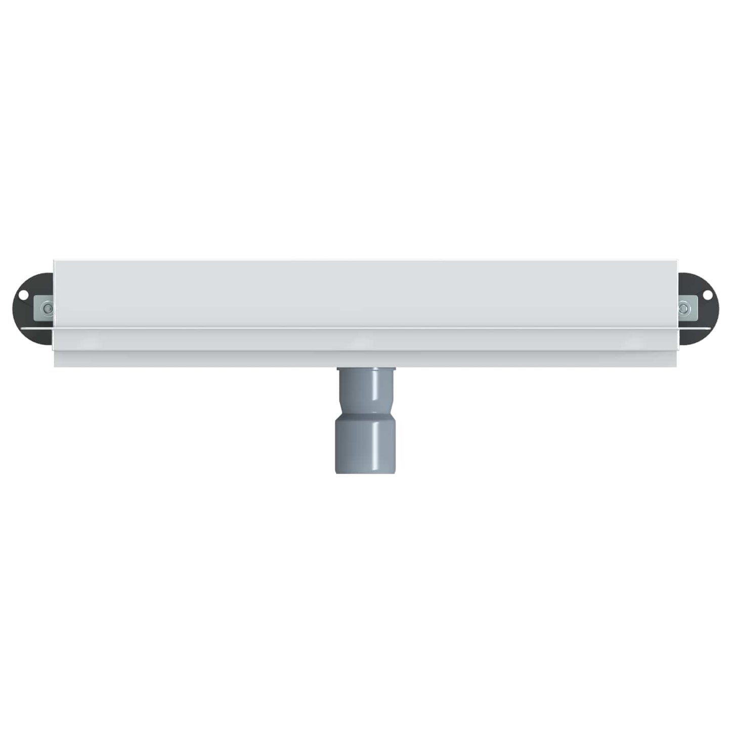 vidaXL Wall Mounted Shower Drain Silver 50 cm Stainless Steel 304