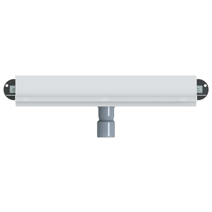 vidaXL Wall Mounted Shower Drain Silver 50 cm Stainless Steel 304