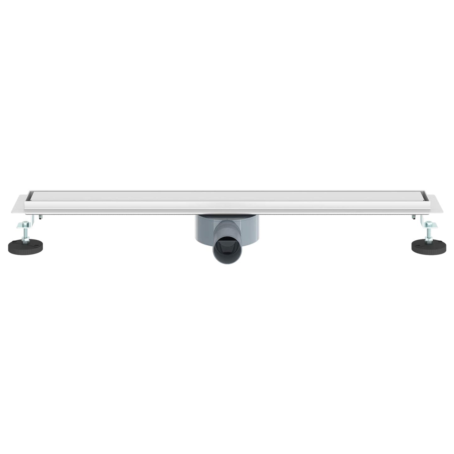 vidaXL Shower Drain 2-in-1 with 360° Siphon Silver 70 cm