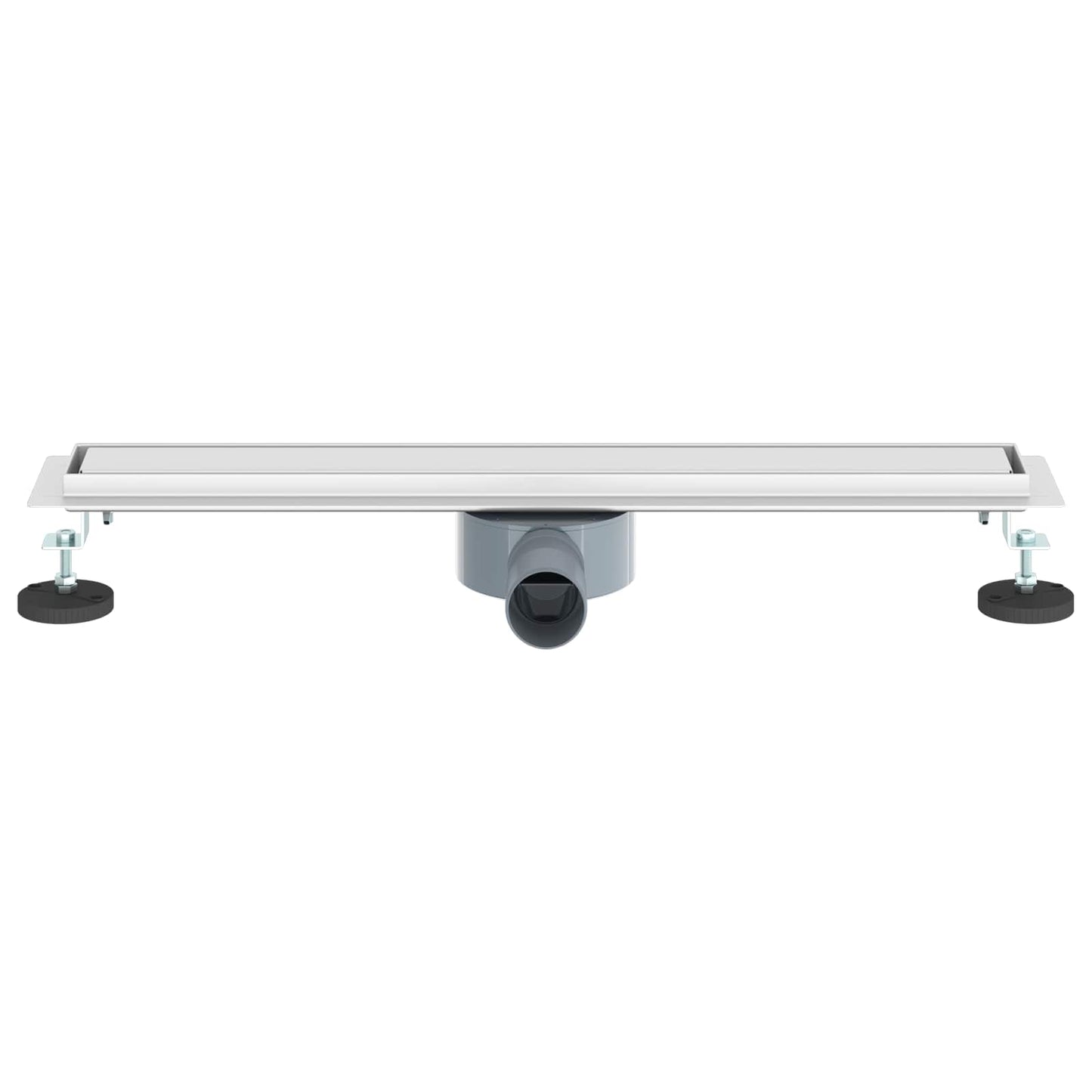 vidaXL Shower Drain 2-in-1 with 360° Siphon Silver 60 cm