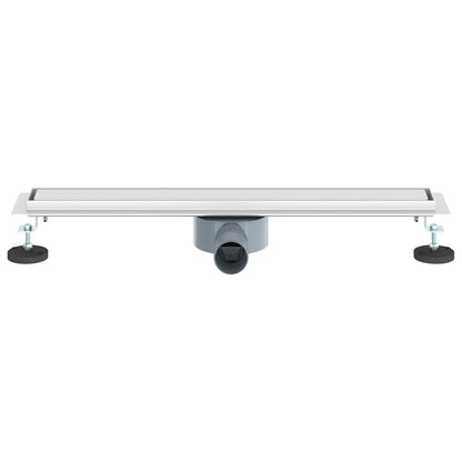 vidaXL Shower Drain 2-in-1 with 360° Siphon Silver 60 cm