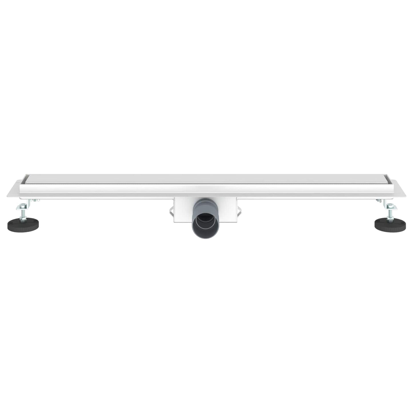 vidaXL 2 in 1 Shower Drain Silver 80 cm Stainless Steel 304