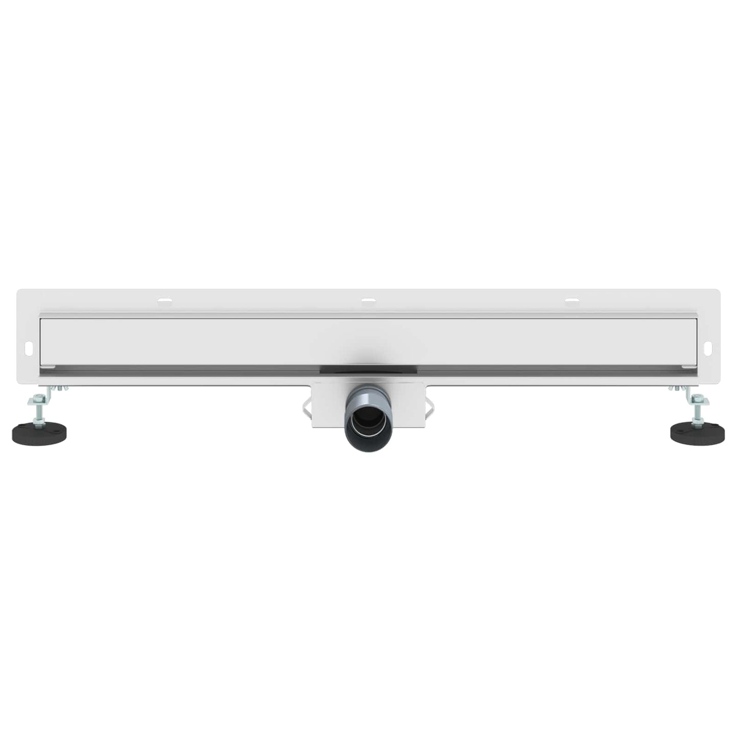 vidaXL Wall Mounted Shower Drain Silver 70 cm Stainless Steel 304