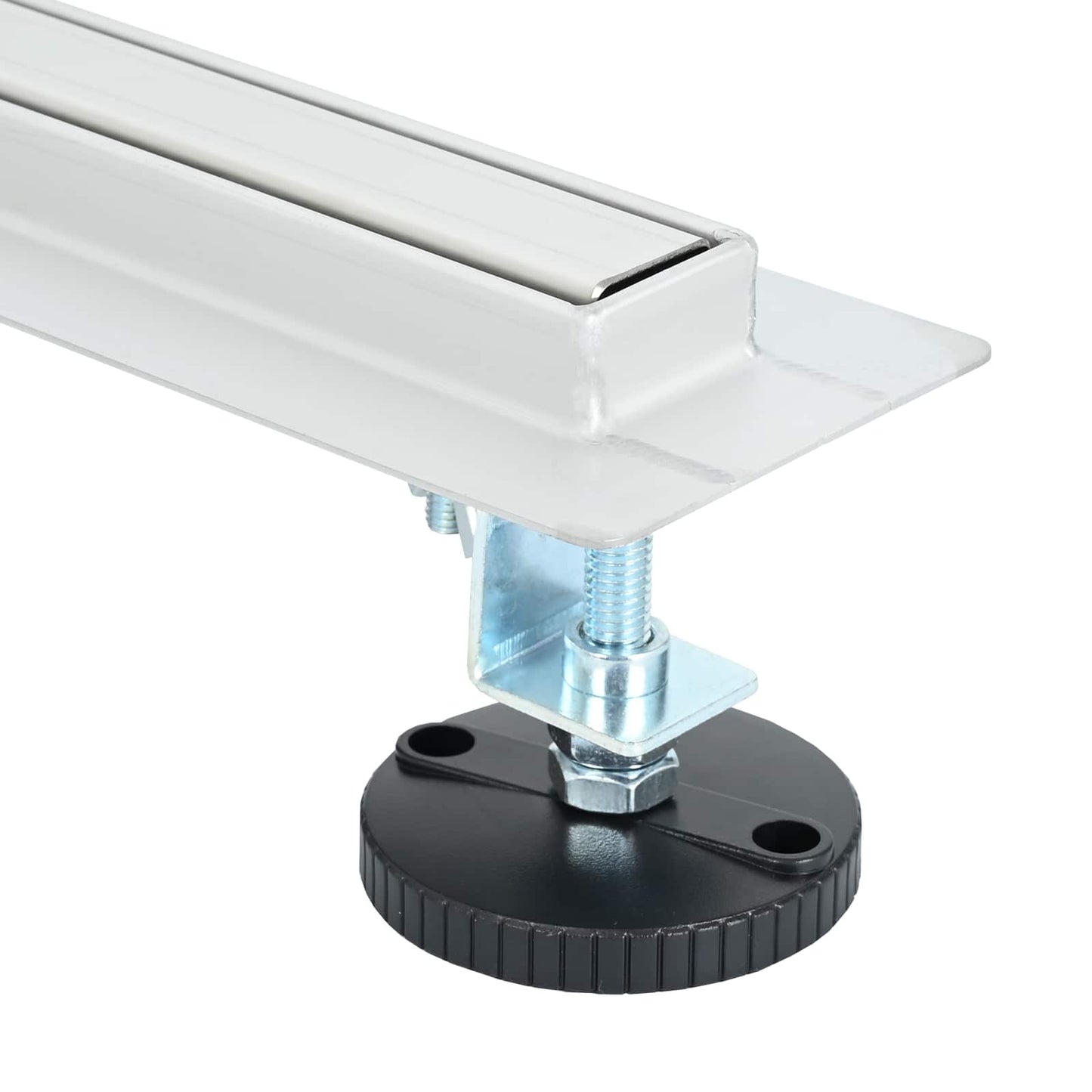 vidaXL 360° Shower Drain with Slim Model Silver 80 cm