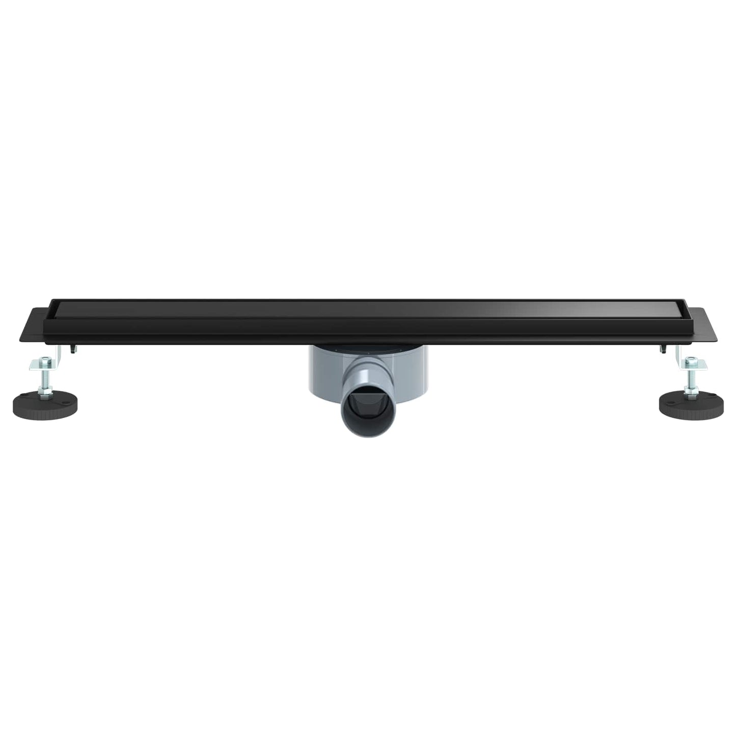 vidaXL Shower Drain 2-in-1 with 360° Siphon Black 60 cm