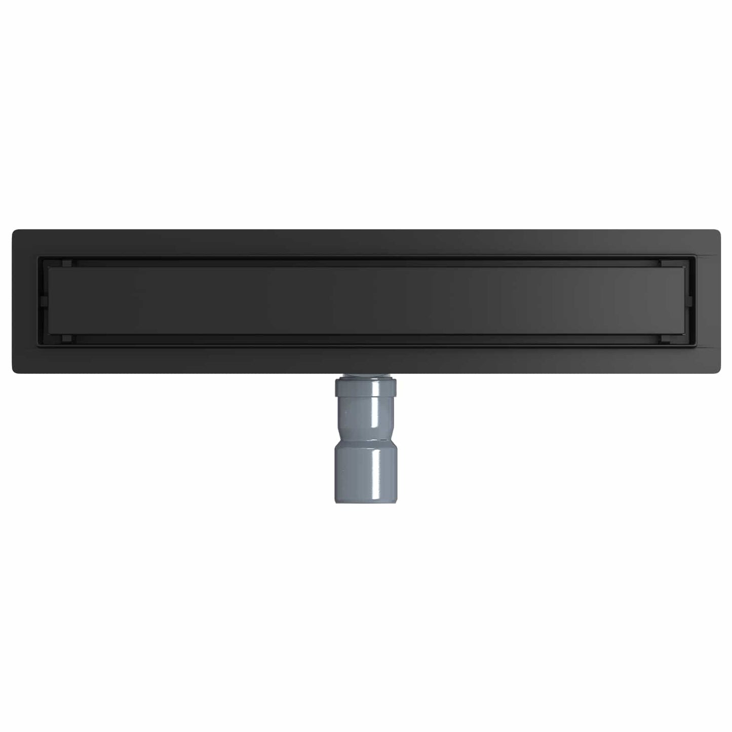vidaXL Shower Drain 2-in-1 with 360° Siphon Black 50 cm