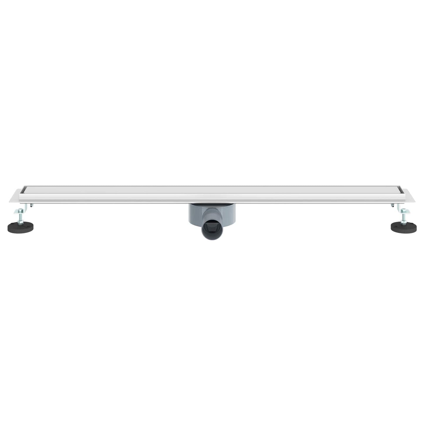 vidaXL Shower Drain 2-in-1 with 360° Siphon Silver 90 cm