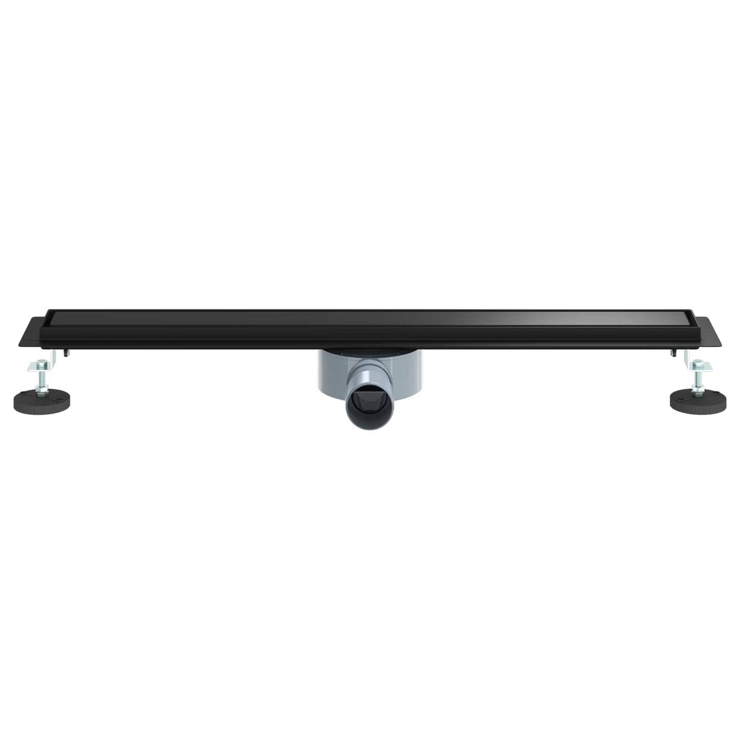 vidaXL Shower Drain 2-in-1 with 360° Siphon Black 70 cm