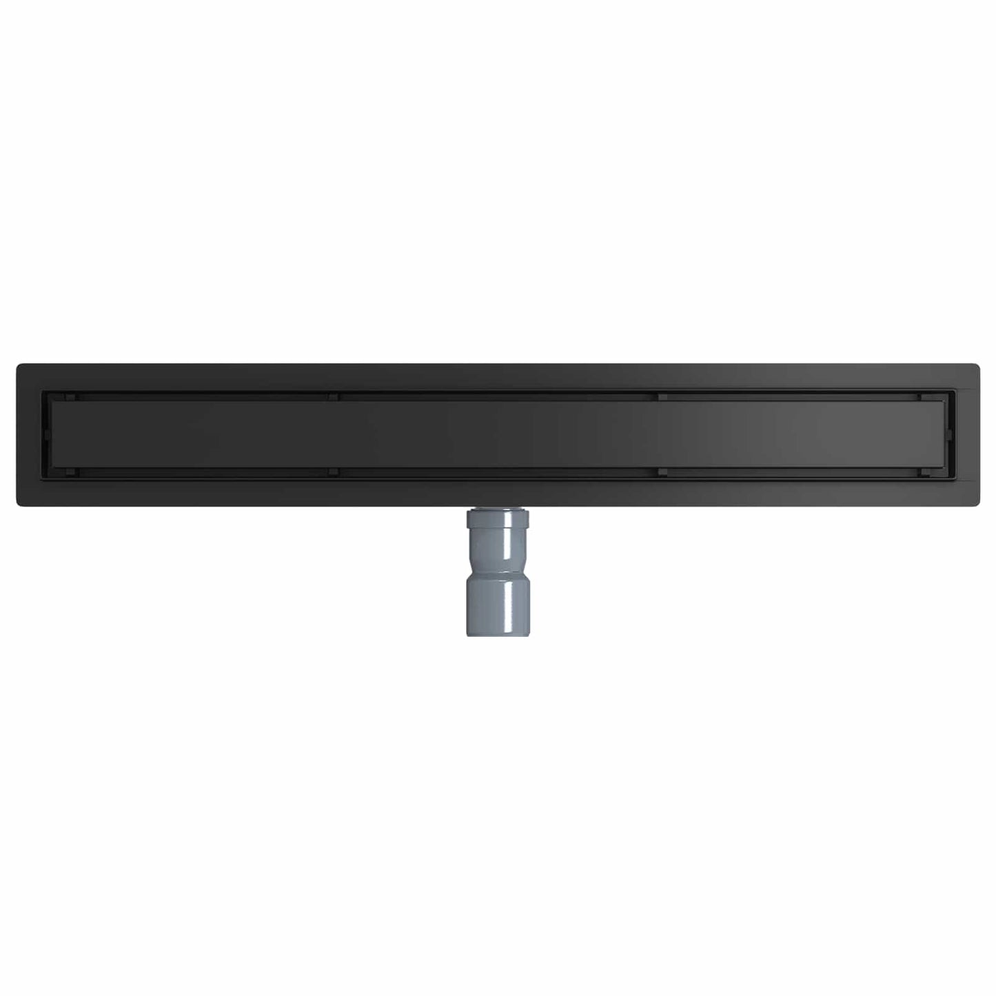 vidaXL Shower Drain 2-in-1 with 360° Siphon Black 70 cm
