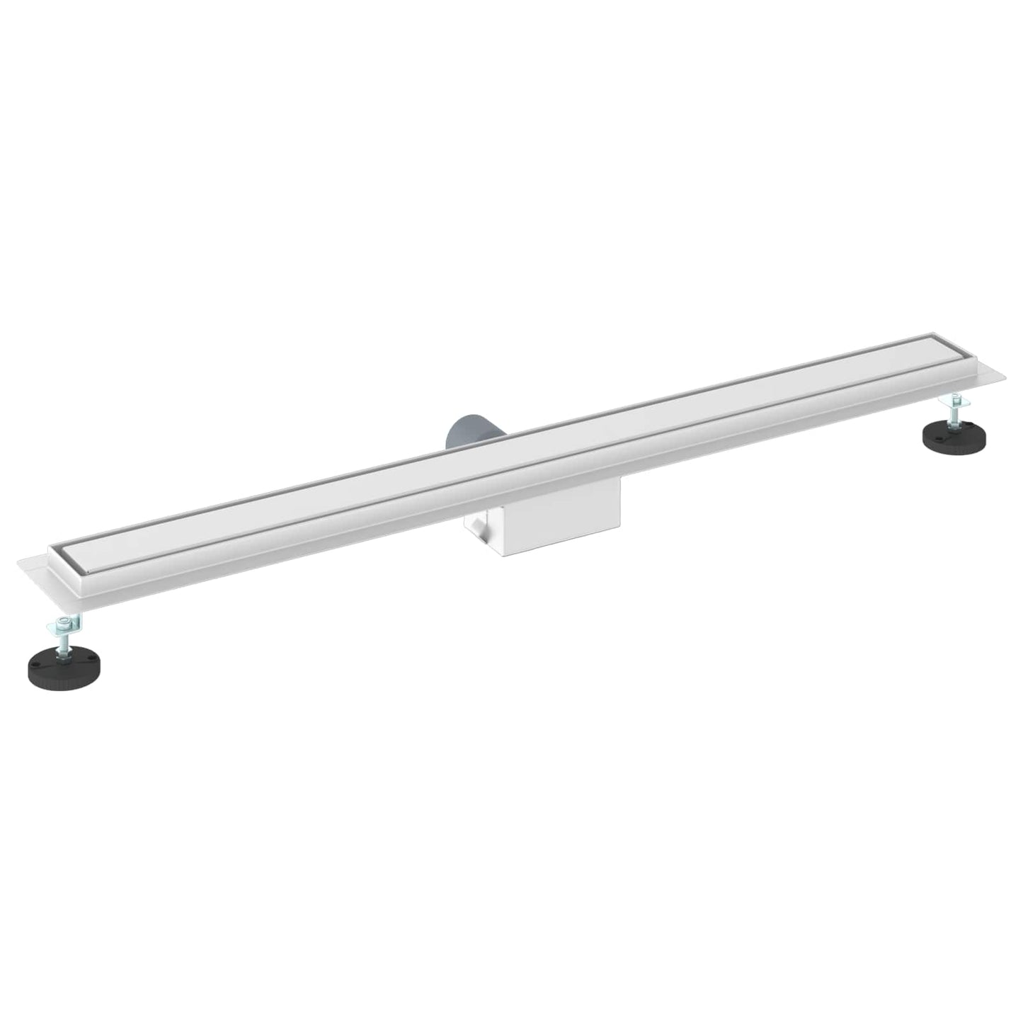 vidaXL 2 in 1 Shower Drain Silver 90 cm Stainless Steel 304