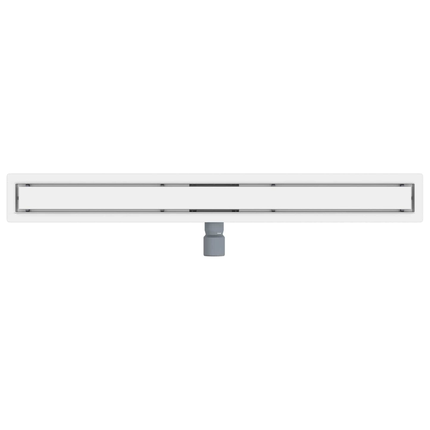 vidaXL 2 in 1 Shower Drain Silver 90 cm Stainless Steel 304