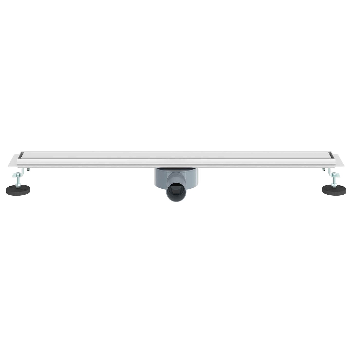 vidaXL Shower Drain 2-in-1 with 360° Siphon Silver 80 cm