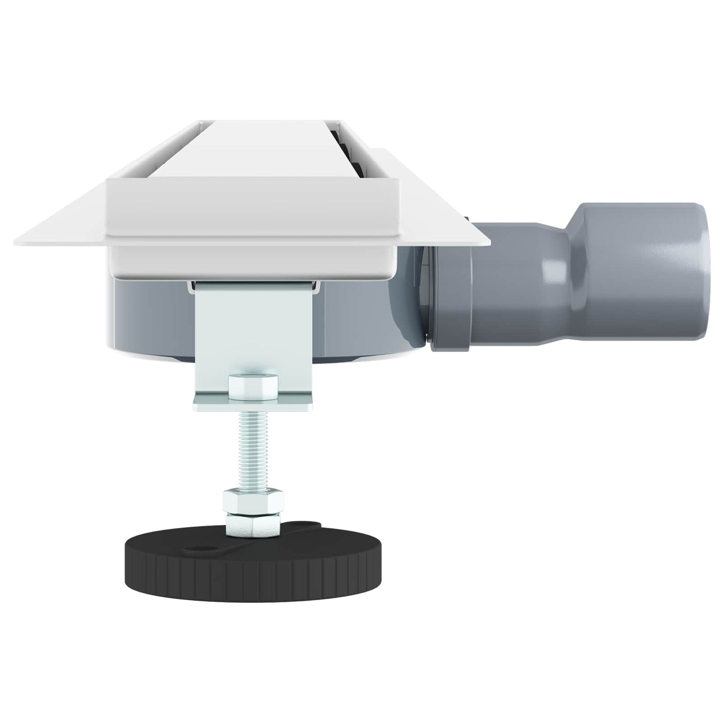 vidaXL Shower Drain 2-in-1 with 360° Siphon Silver 80 cm