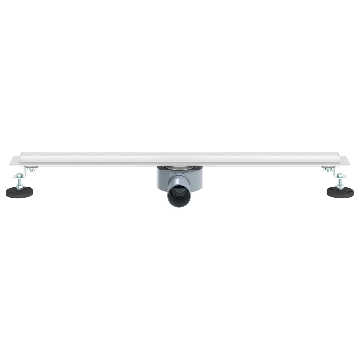 vidaXL 360° Shower Drain with Slim Model Silver 70 cm