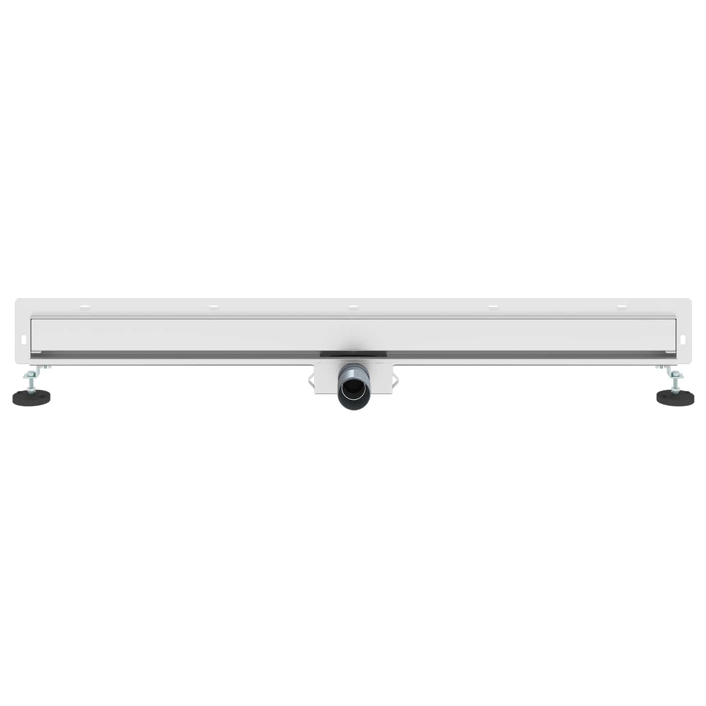 vidaXL Wall Mounted Shower Drain Silver 100 cm Stainless Steel 304