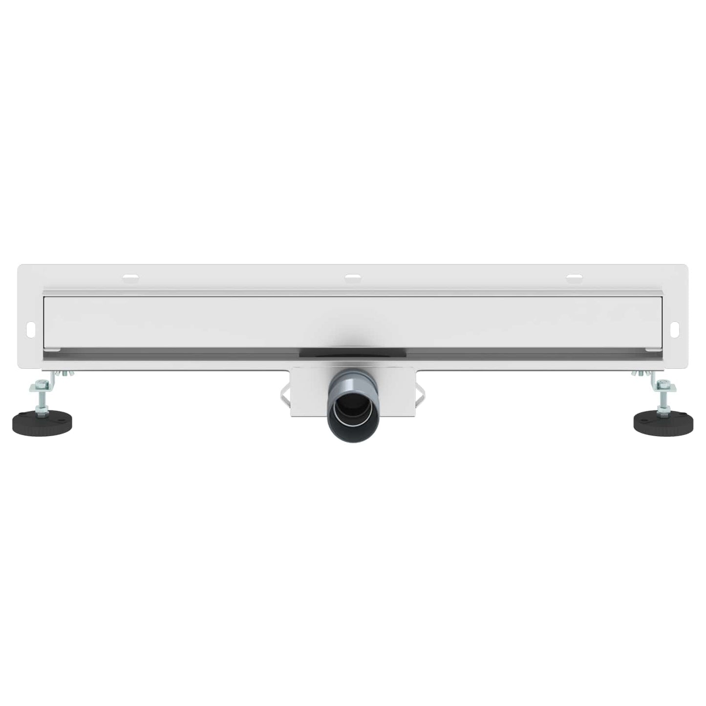 vidaXL Wall Mounted Shower Drain Silver 60 cm Stainless Steel 304