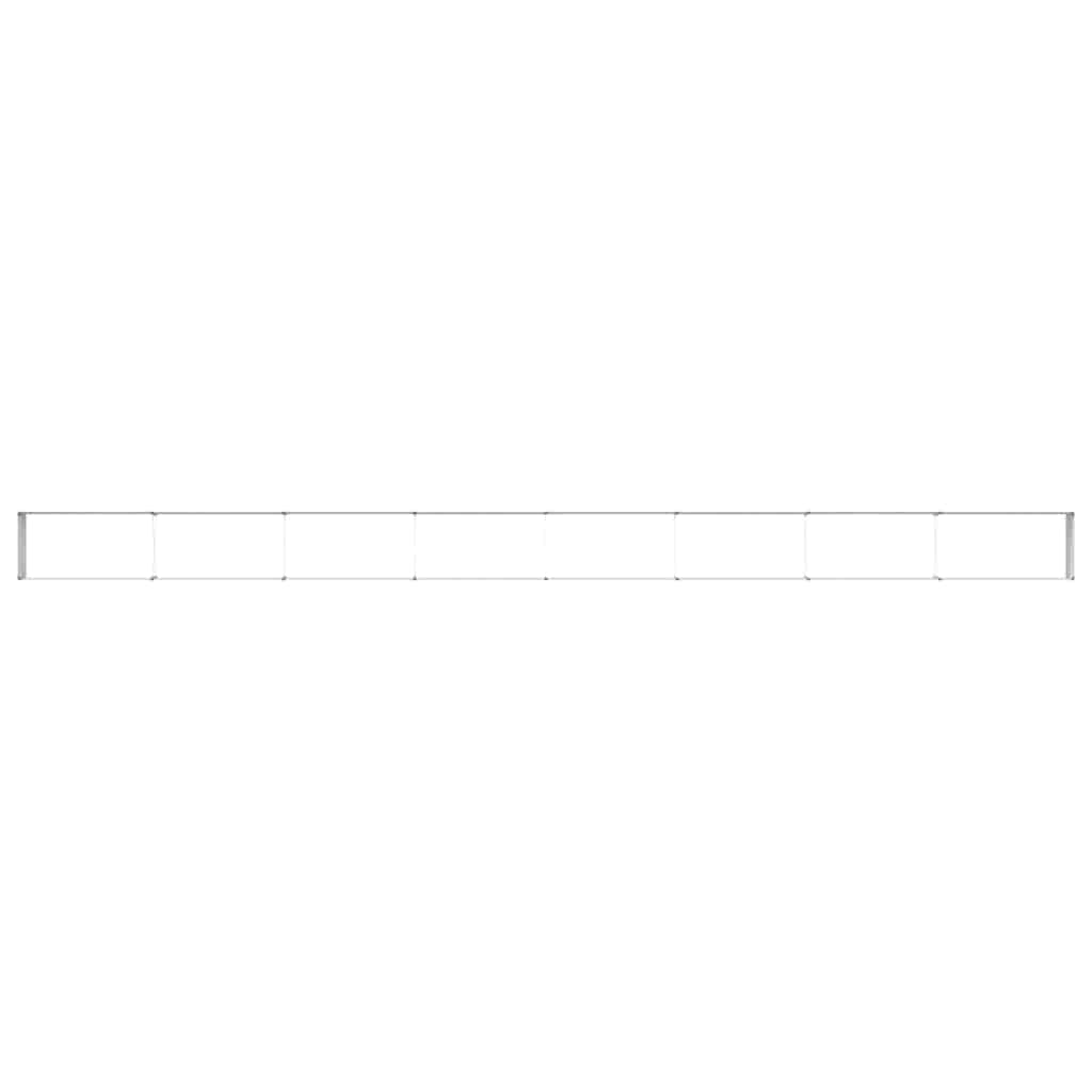 vidaXL Garden Raised Bed Light Brown 775 x 50 x 36 cm Galvanised Steel