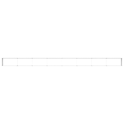 vidaXL Garden Raised Bed Light Brown 775 x 50 x 36 cm Galvanised Steel