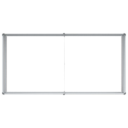 vidaXL Garden Raised Bed Light Brown 160 x 80 x 77 cm Galvanised Steel