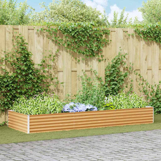 vidaXL Garden Raised Bed Light Brown 290 x 100 x 36 cm