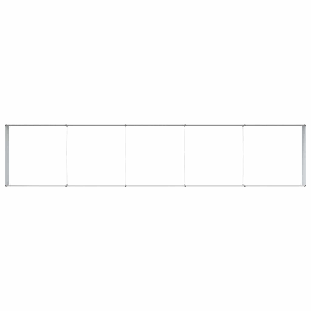 vidaXL Garden Raised Bed 485 x 100 x 36 cm Galvanised Steel