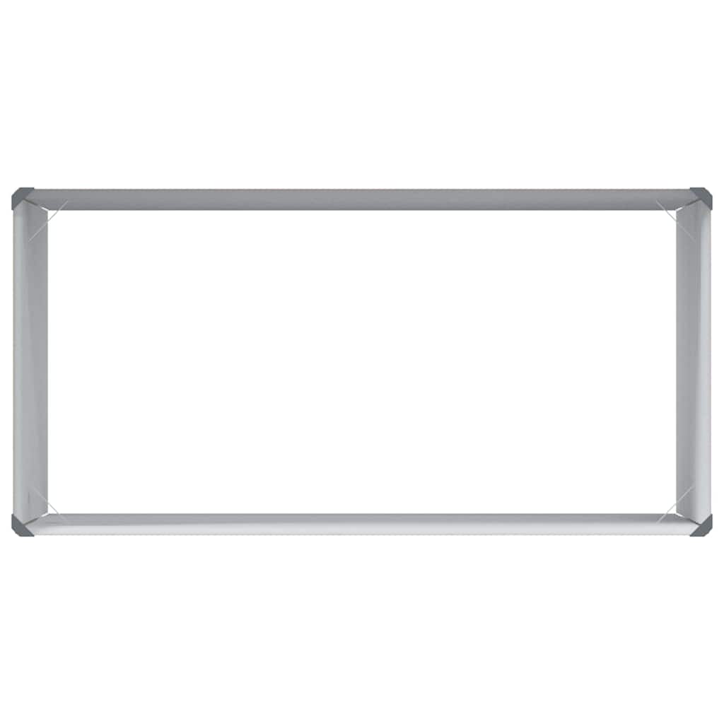 vidaXL Garden Raised Bed Light Brown 98 x 50 x 68 cm Galvanised Steel