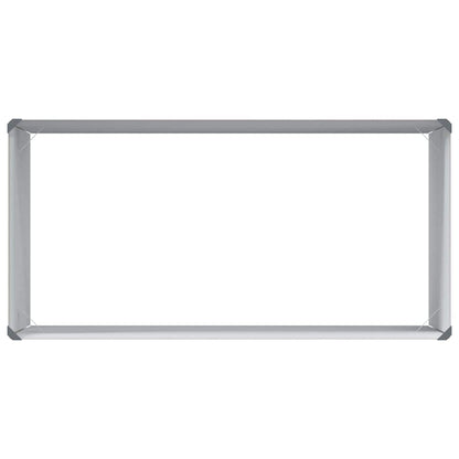 vidaXL Garden Raised Bed Light Brown 98 x 50 x 68 cm Galvanised Steel