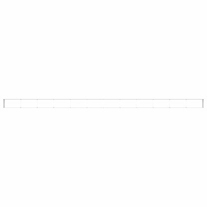 vidaXL Garden Raised Bed 1164 x 50 x 36 cm Galvanised Steel